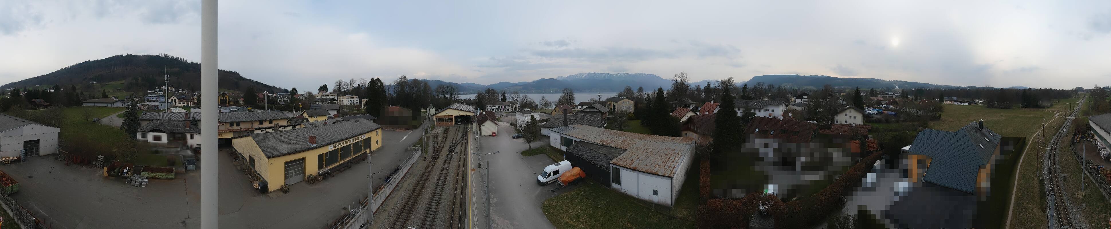 Archiv Foto Webcam Bahnhof am Attersee