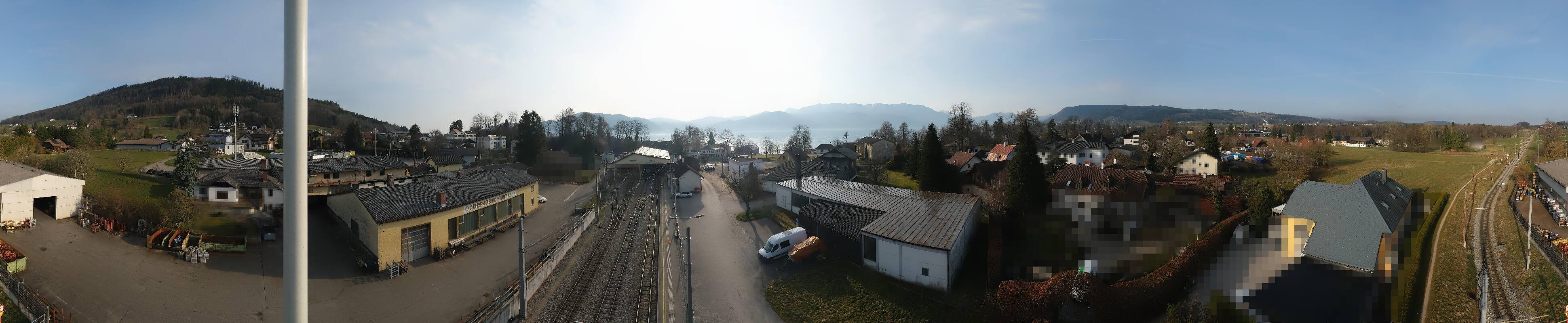 Archiv Foto Webcam Bahnhof am Attersee