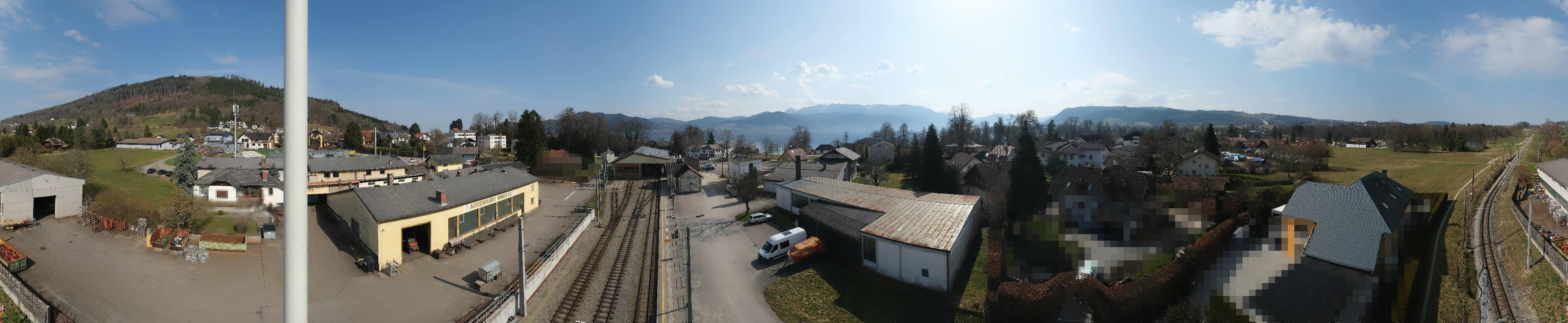 Archiv Foto Webcam Bahnhof am Attersee