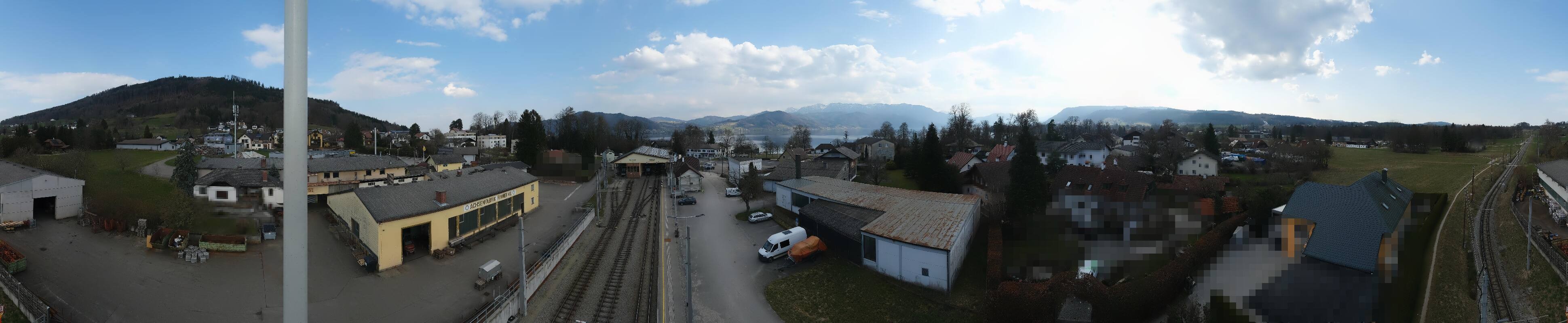 Archiv Foto Webcam Bahnhof am Attersee