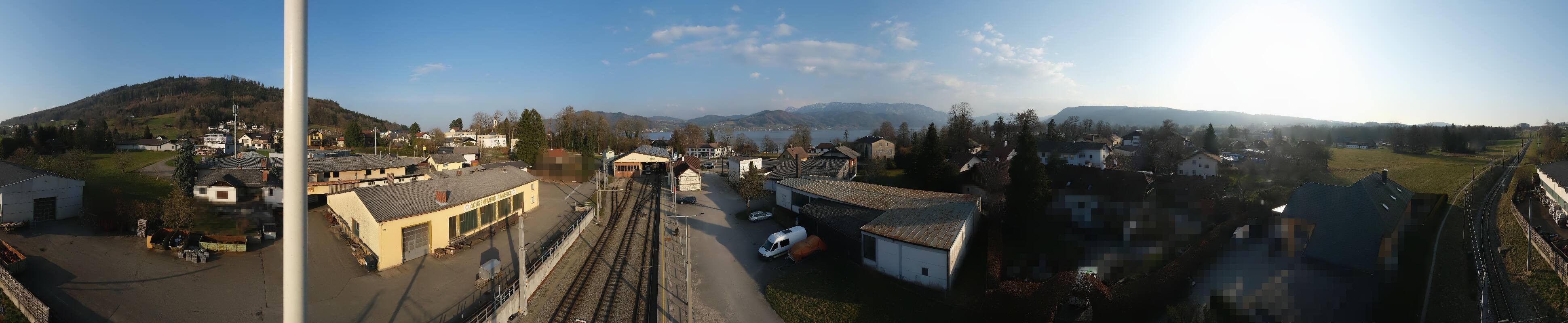 Archiv Foto Webcam Bahnhof am Attersee