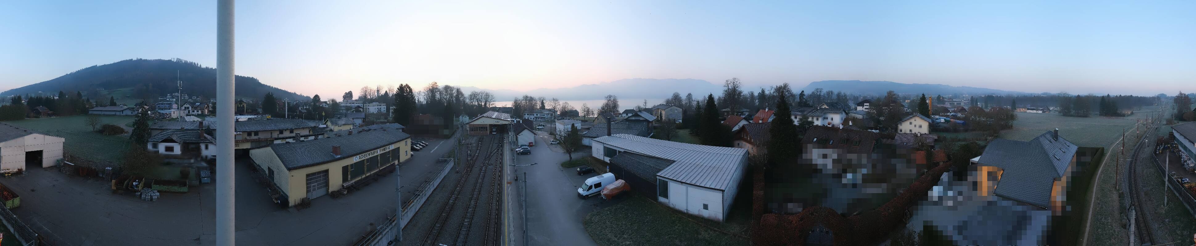 Archived image Webcam Train station at Attersee