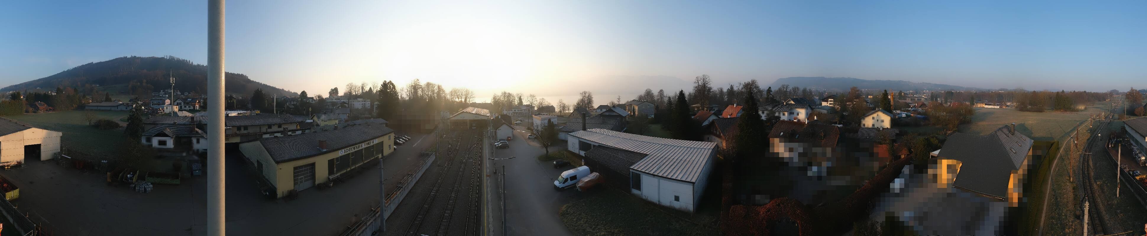 Archived image Webcam Train station at Attersee