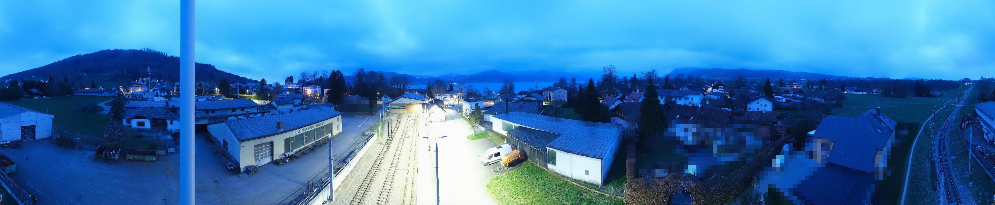 Archiv Foto Webcam Bahnhof am Attersee