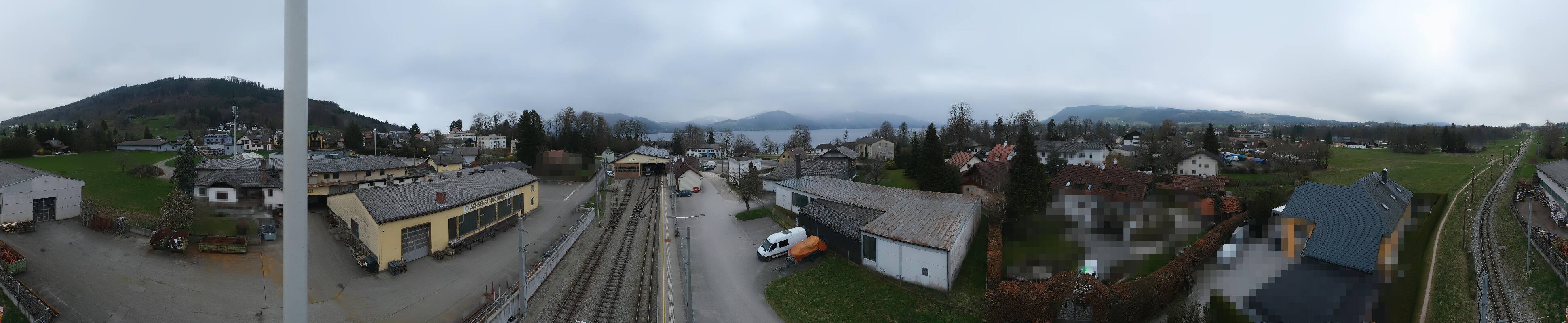 Archiv Foto Webcam Bahnhof am Attersee
