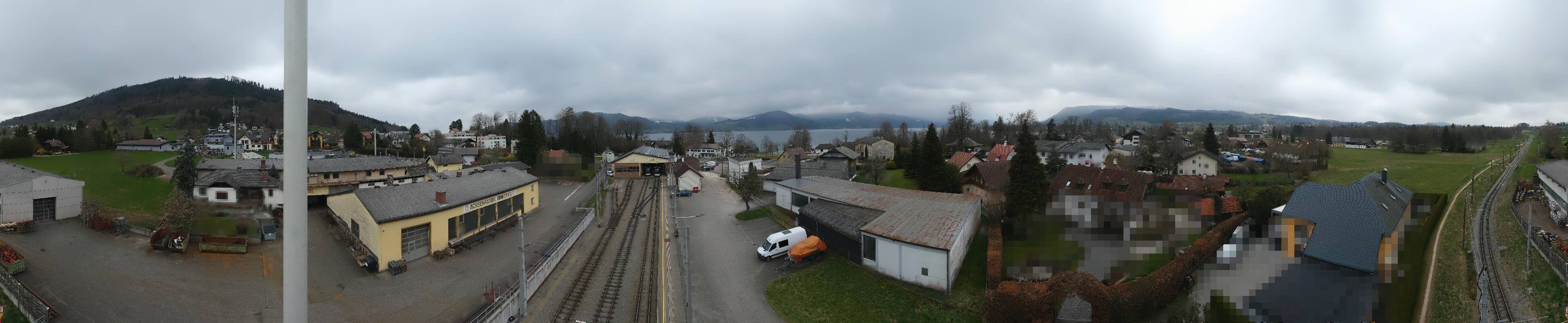 Archiv Foto Webcam Bahnhof am Attersee