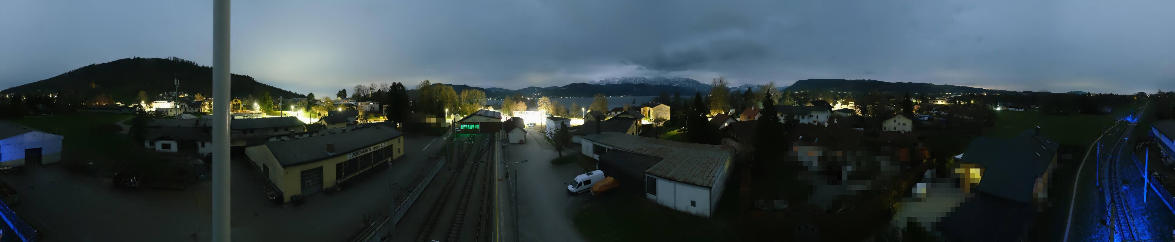 Archived image Webcam Train station at Attersee