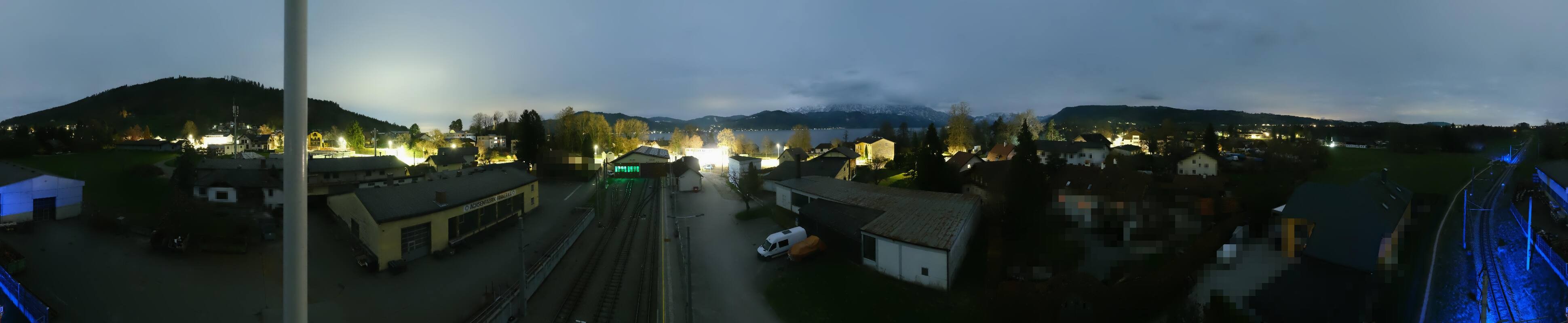 Archived image Webcam Train station at Attersee
