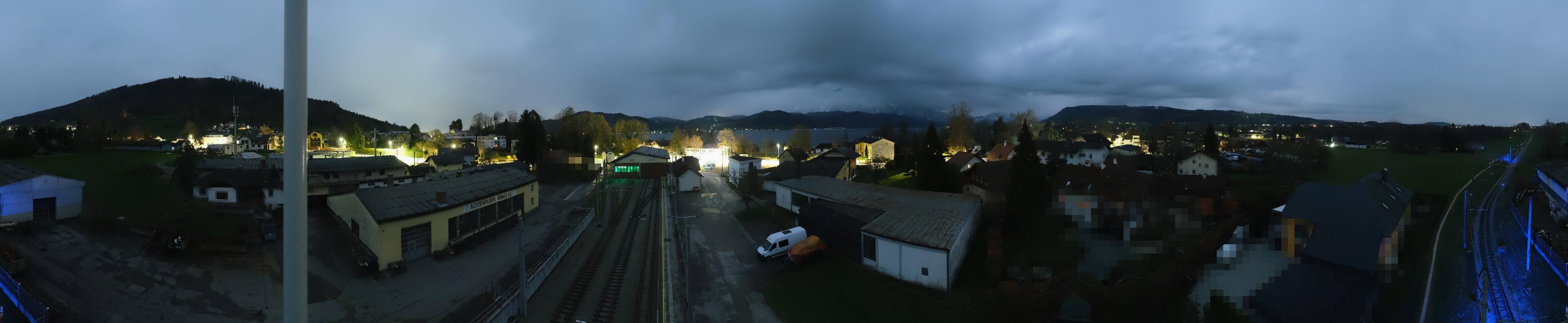Archived image Webcam Train station at Attersee