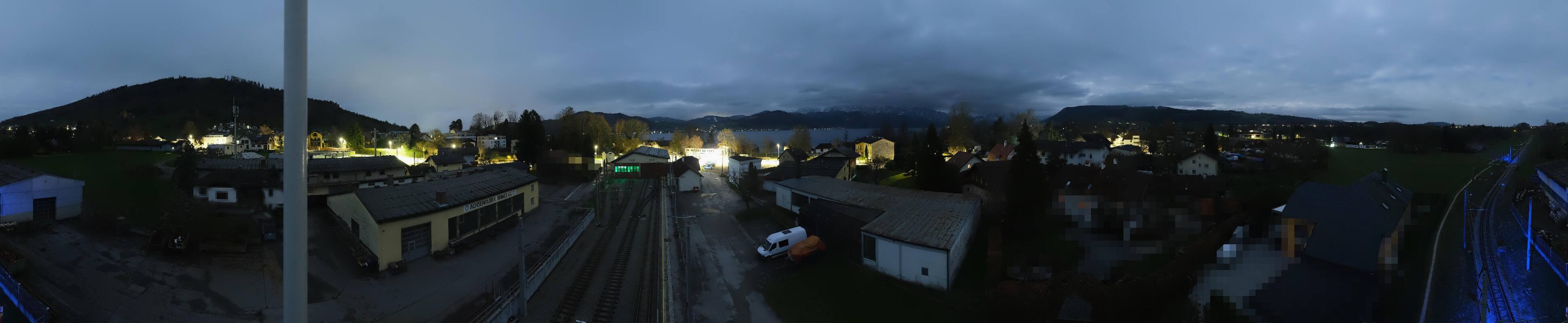 Archived image Webcam Train station at Attersee