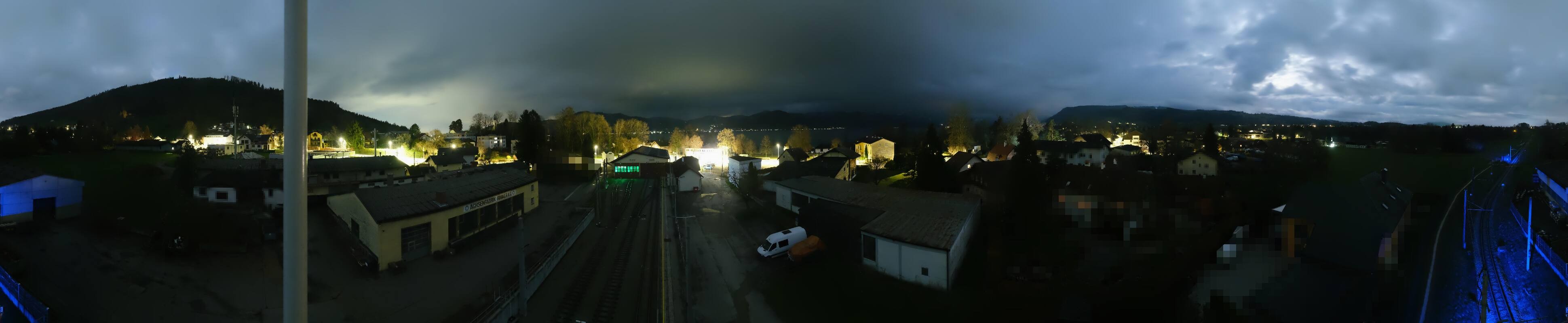 Archived image Webcam Train station at Attersee