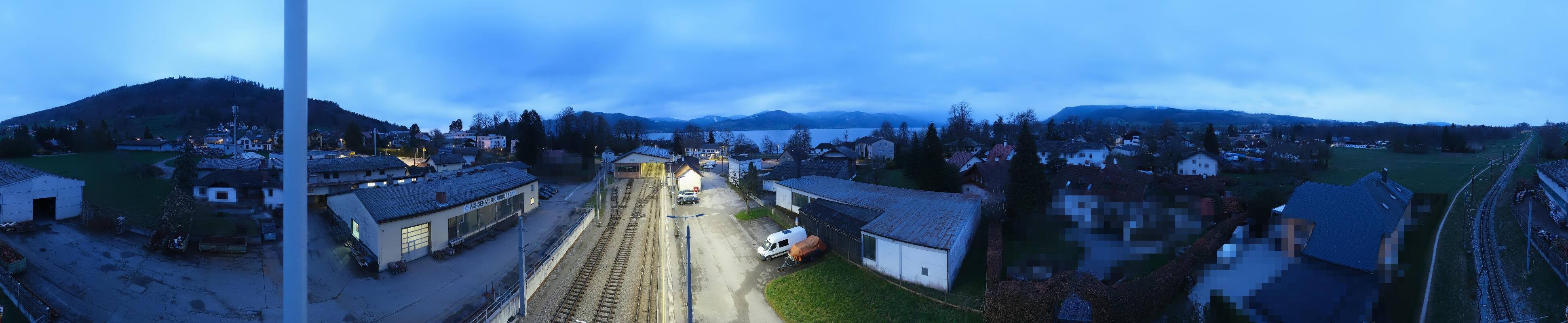 Archived image Webcam Train station at Attersee