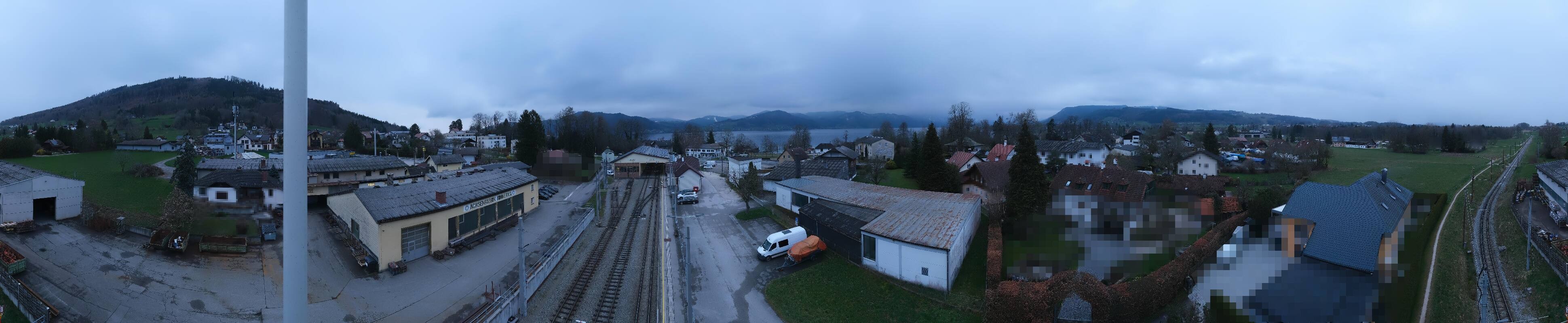 Archived image Webcam Train station at Attersee
