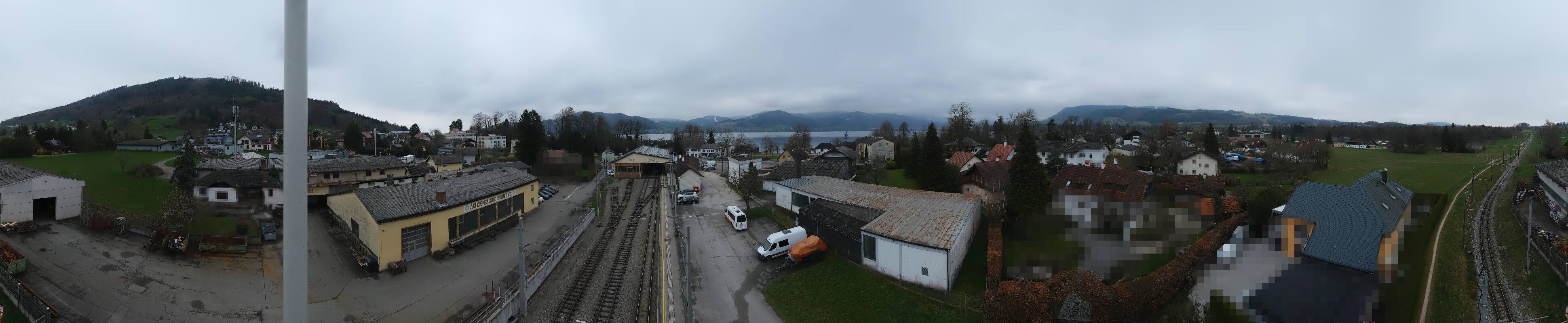Archived image Webcam Train station at Attersee