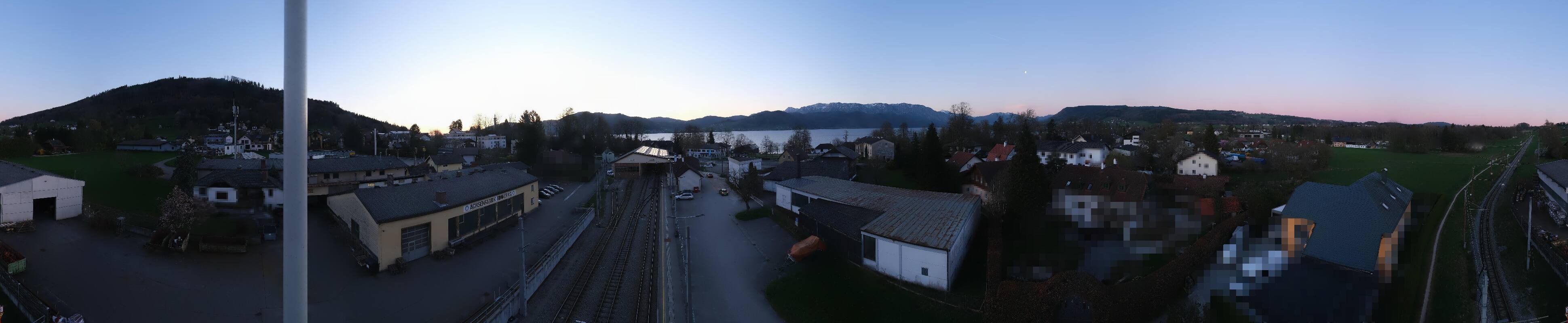 Archiv Foto Webcam Bahnhof am Attersee