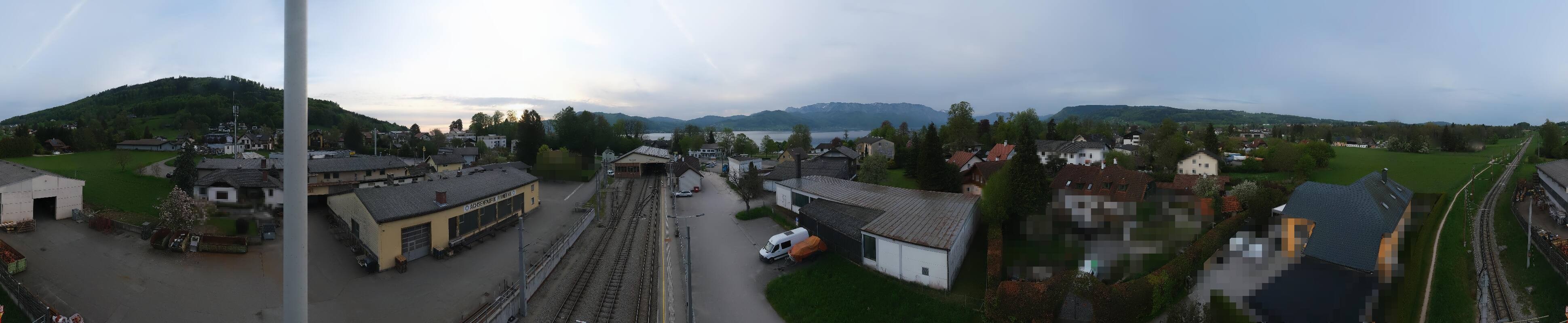 Archiv Foto Webcam Bahnhof am Attersee