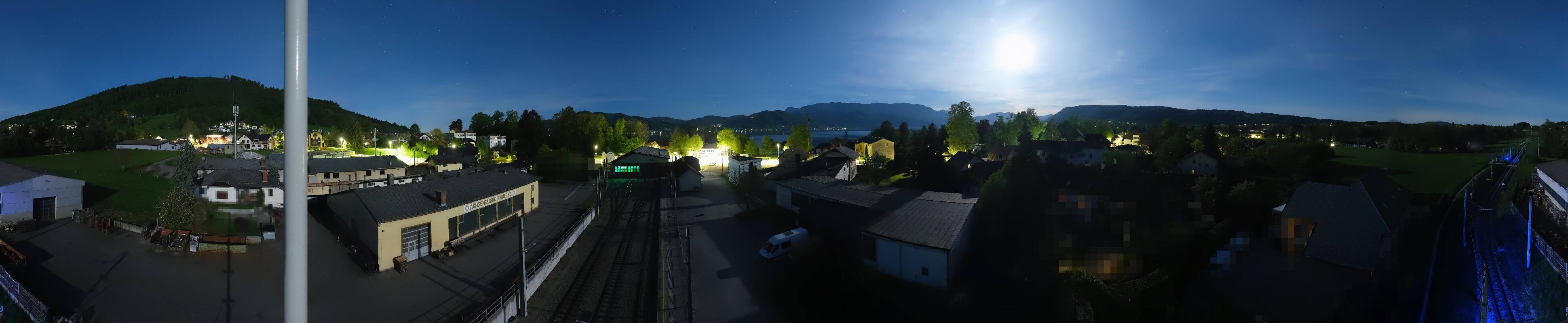 Archiv Foto Webcam Bahnhof am Attersee