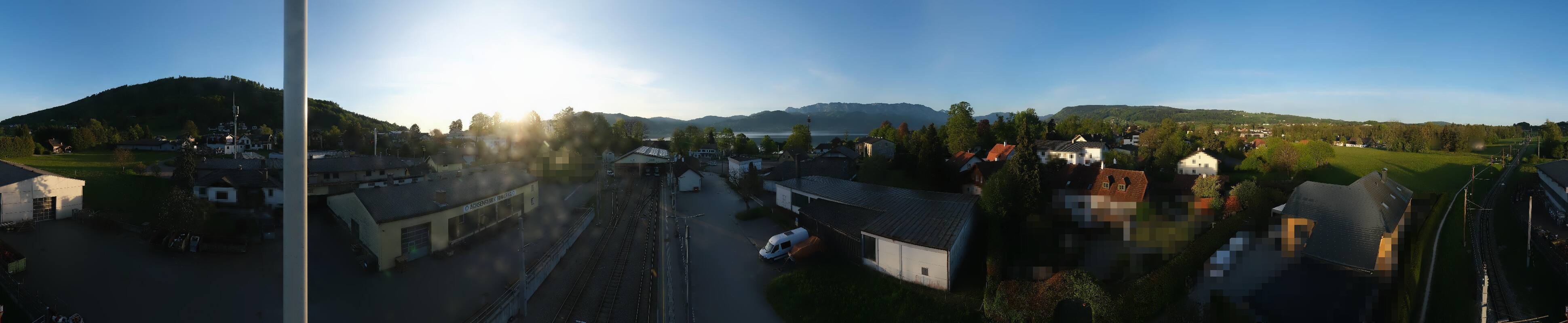 Archiv Foto Webcam Bahnhof am Attersee