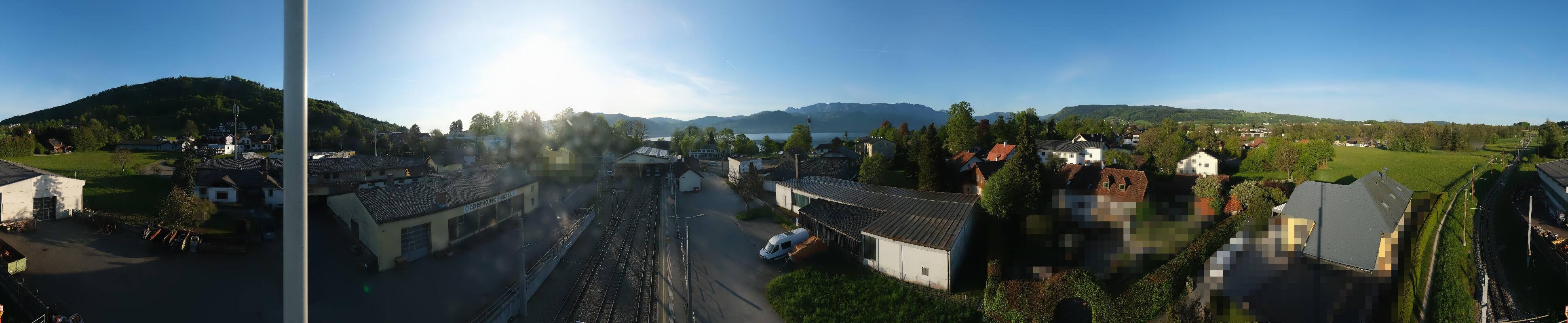 Archiv Foto Webcam Bahnhof am Attersee