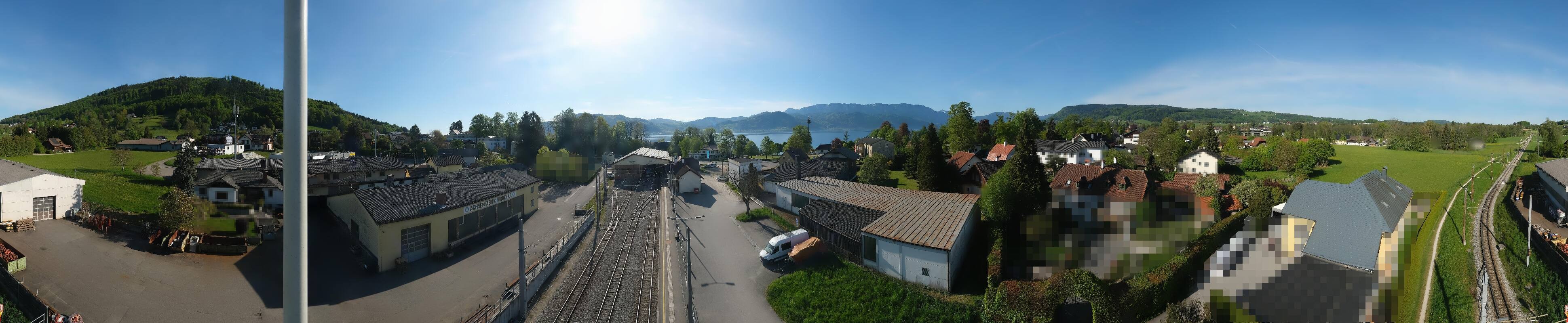 Archiv Foto Webcam Bahnhof am Attersee