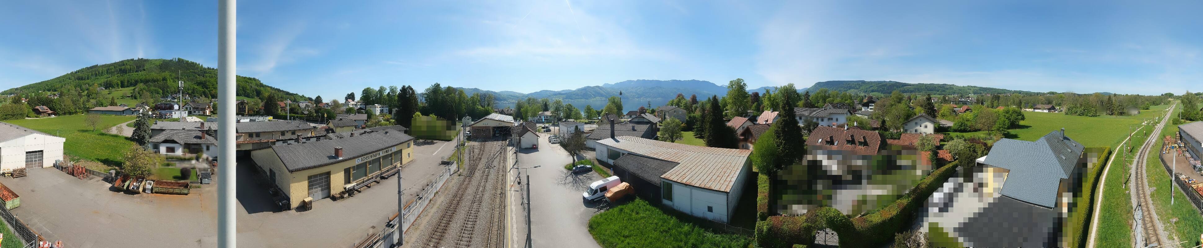 Archiv Foto Webcam Bahnhof am Attersee