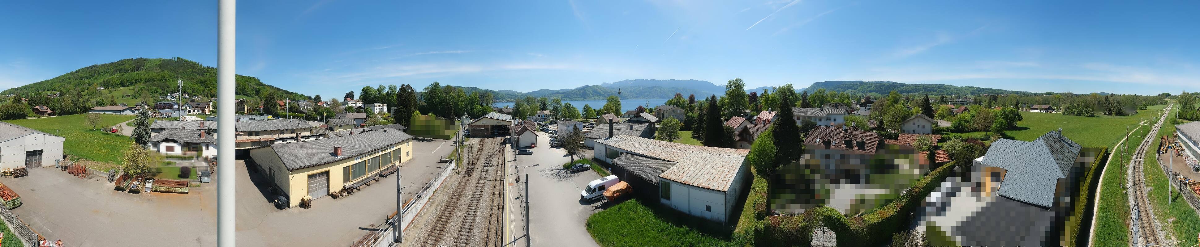Archiv Foto Webcam Bahnhof am Attersee