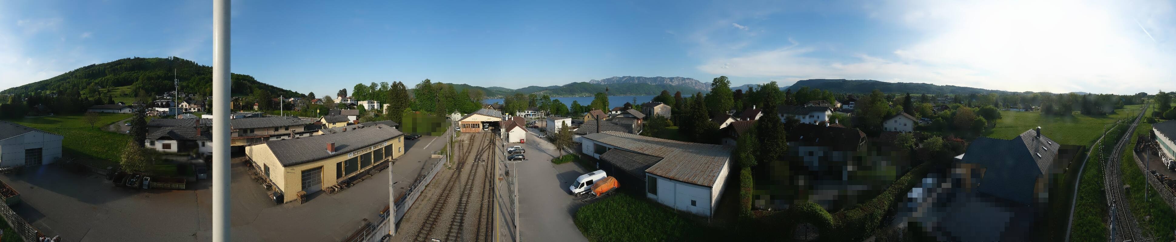 Archiv Foto Webcam Bahnhof am Attersee