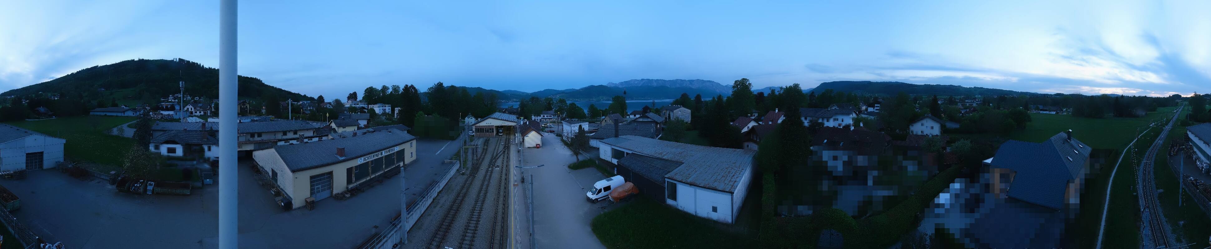 Archiv Foto Webcam Bahnhof am Attersee