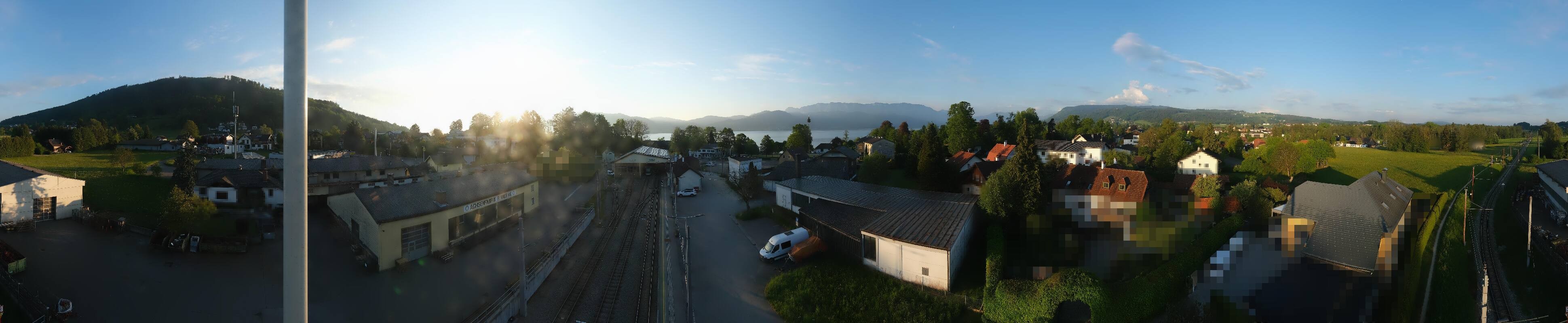 Archiv Foto Webcam Bahnhof am Attersee