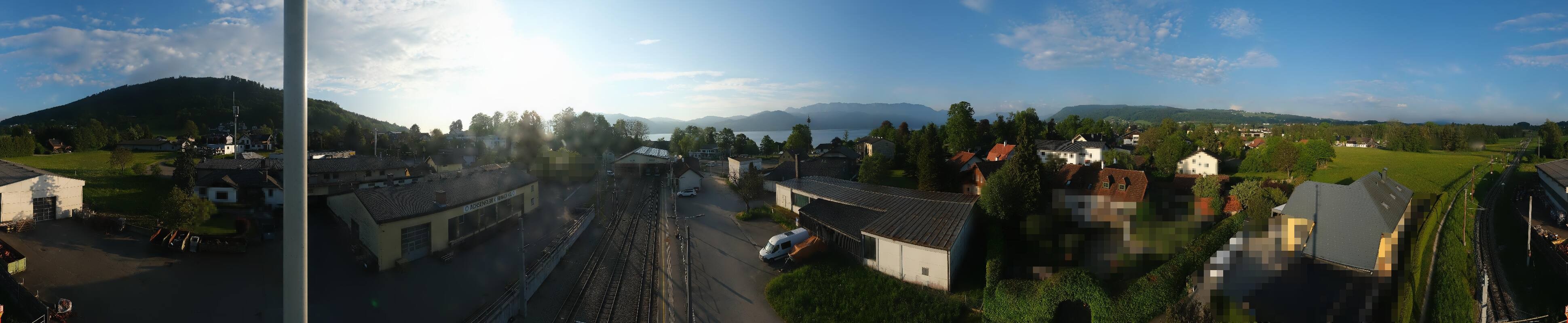 Archiv Foto Webcam Bahnhof am Attersee