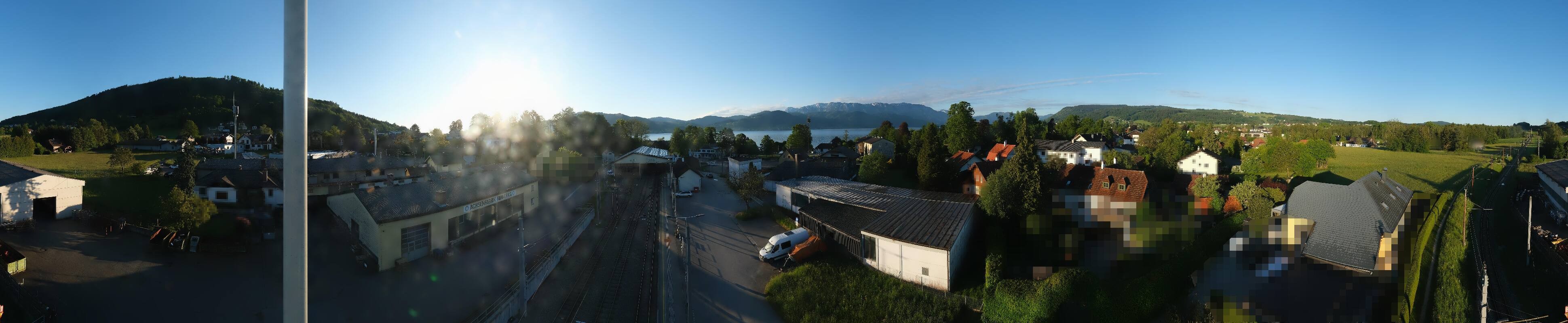 Archiv Foto Webcam Bahnhof am Attersee