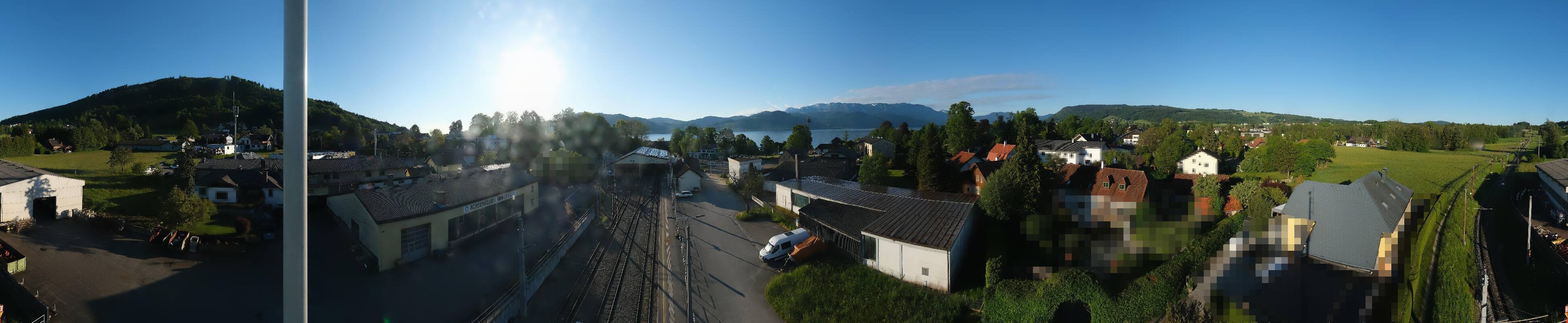 Archiv Foto Webcam Bahnhof am Attersee