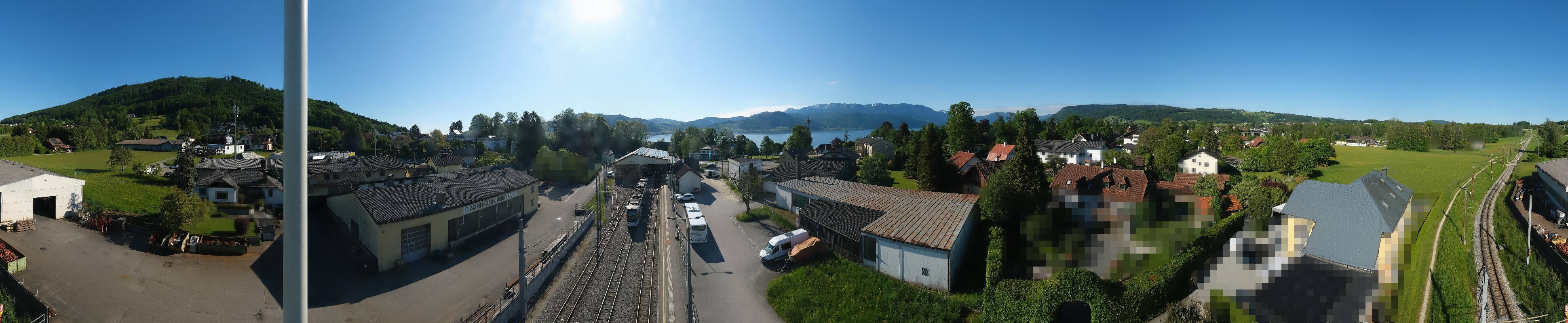 Archiv Foto Webcam Bahnhof am Attersee