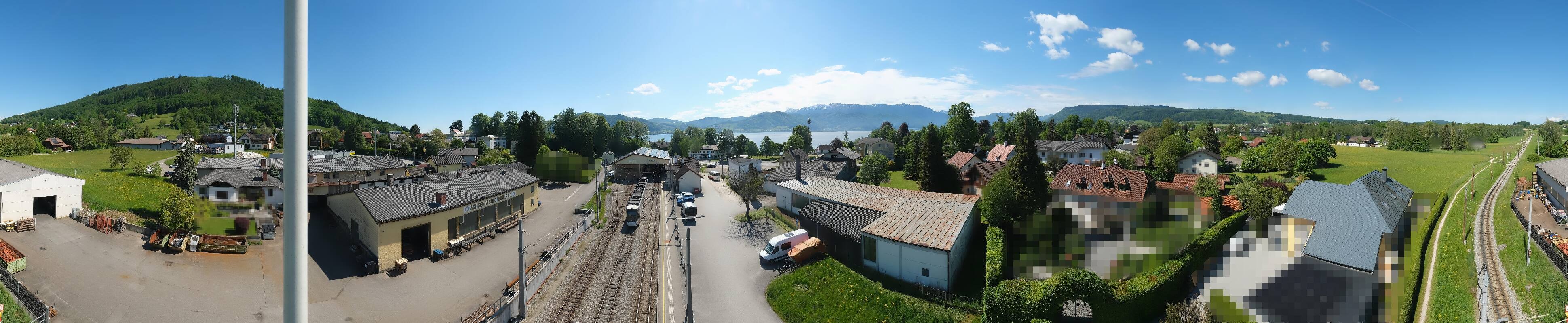 Archiv Foto Webcam Bahnhof am Attersee