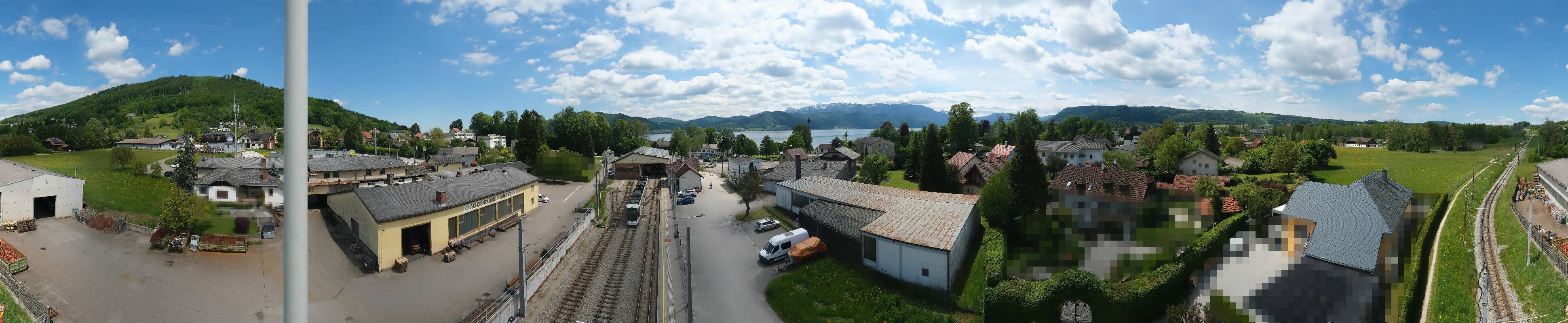 Archiv Foto Webcam Bahnhof am Attersee
