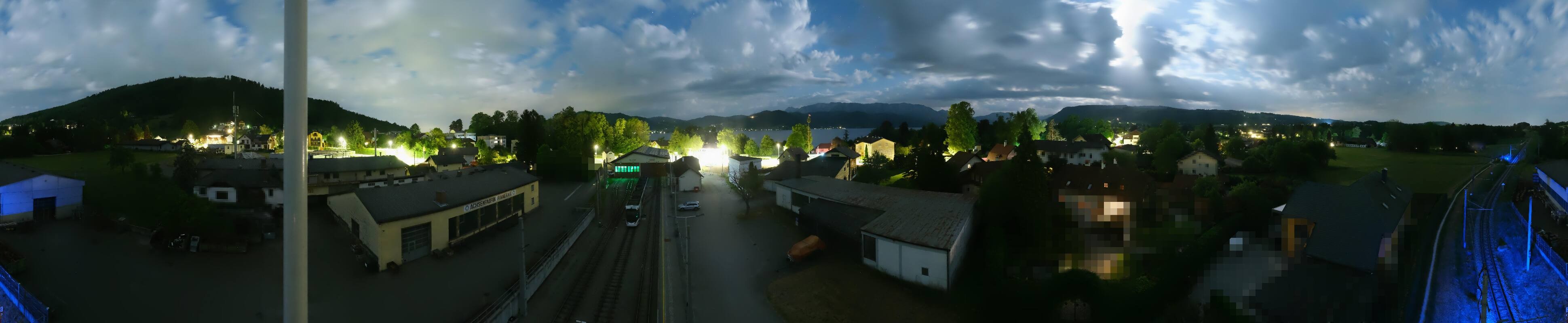 Archived image Webcam Train station at Attersee