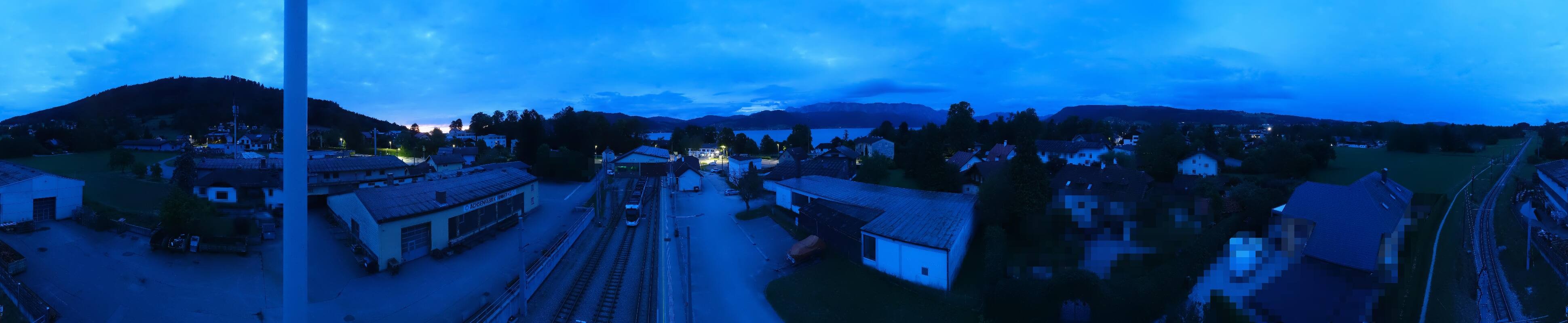Archiv Foto Webcam Bahnhof am Attersee