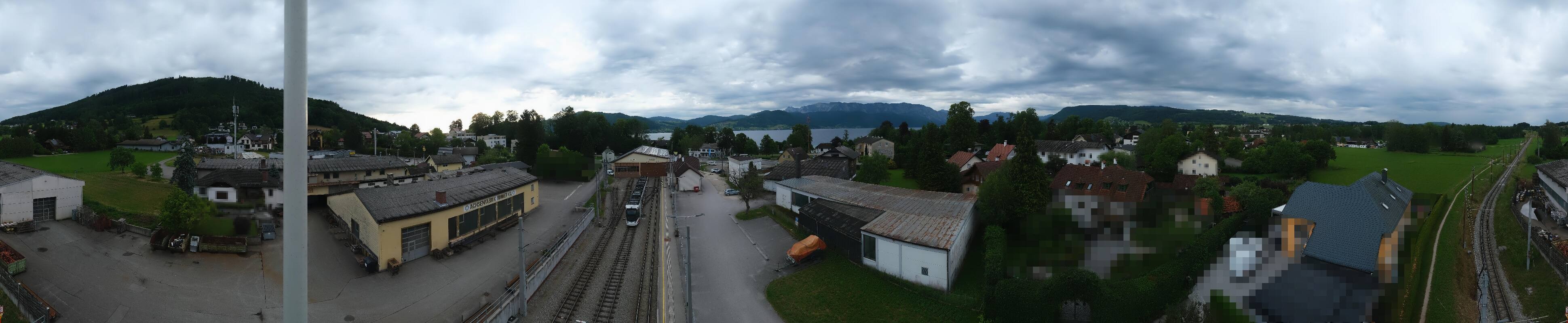 Archiv Foto Webcam Bahnhof am Attersee