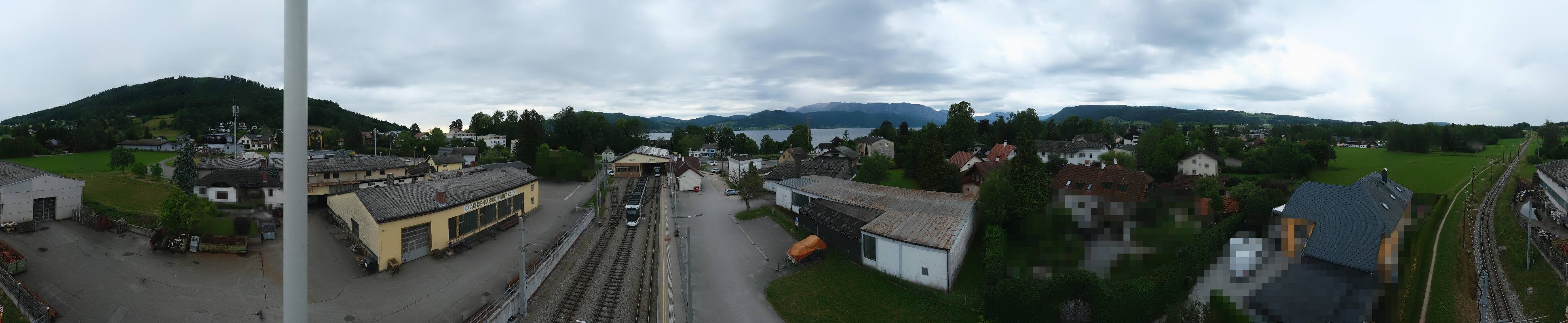 Archiv Foto Webcam Bahnhof am Attersee