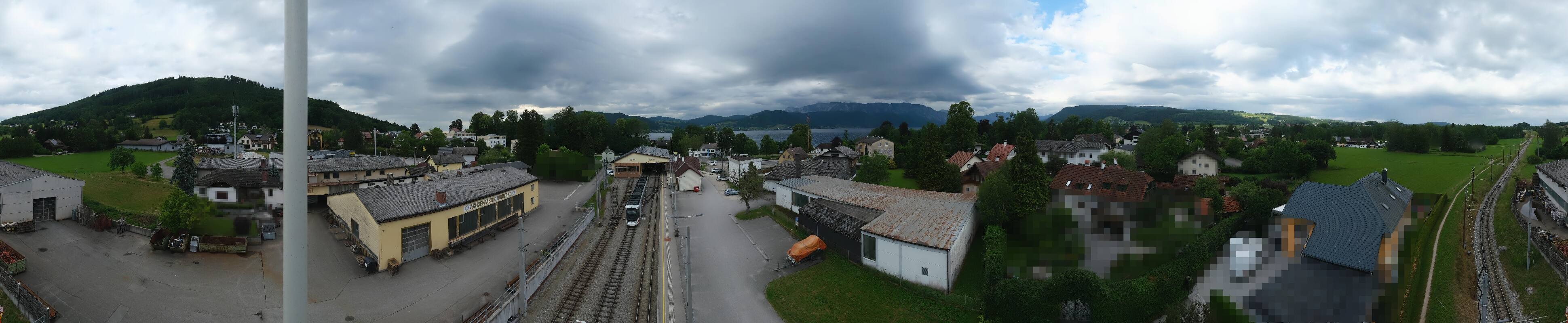 Archiv Foto Webcam Bahnhof am Attersee