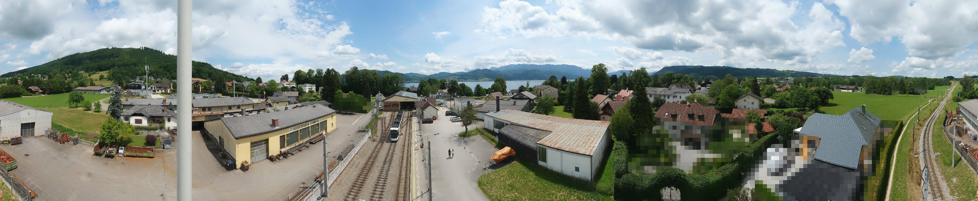 Archiv Foto Webcam Bahnhof am Attersee