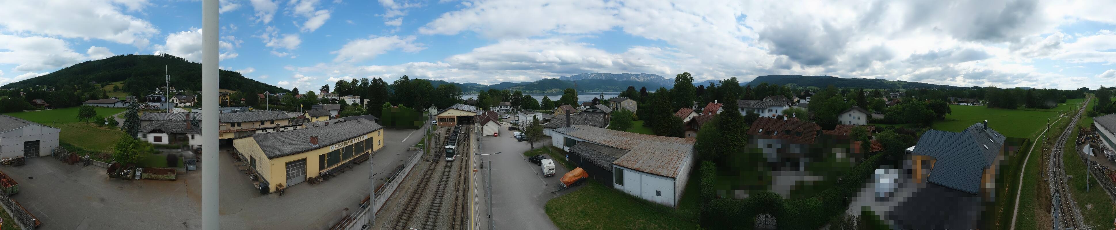 Archiv Foto Webcam Bahnhof am Attersee
