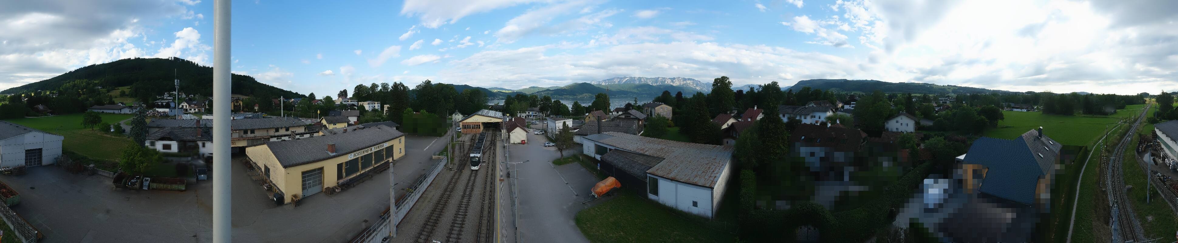 Archiv Foto Webcam Bahnhof am Attersee