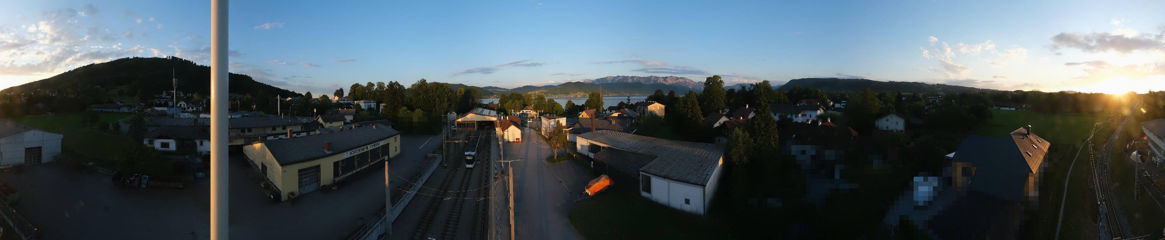 Archiv Foto Webcam Bahnhof am Attersee