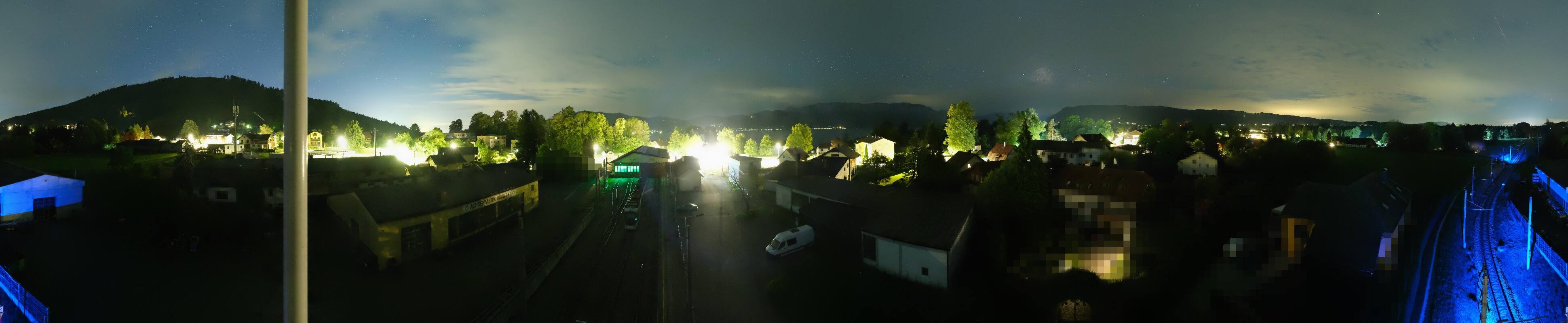 Archived image Webcam Train station at Attersee