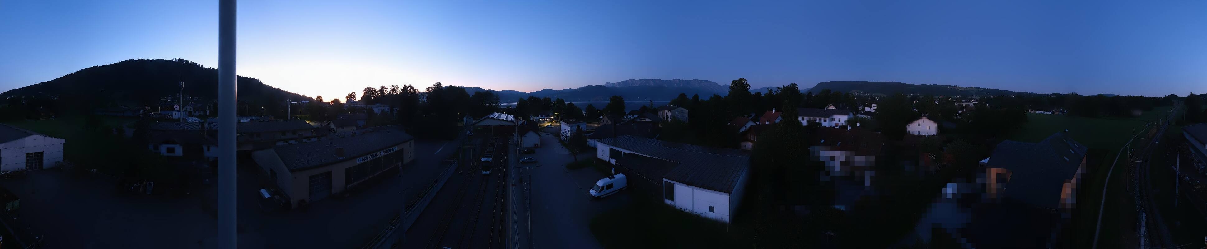 Archiv Foto Webcam Bahnhof am Attersee