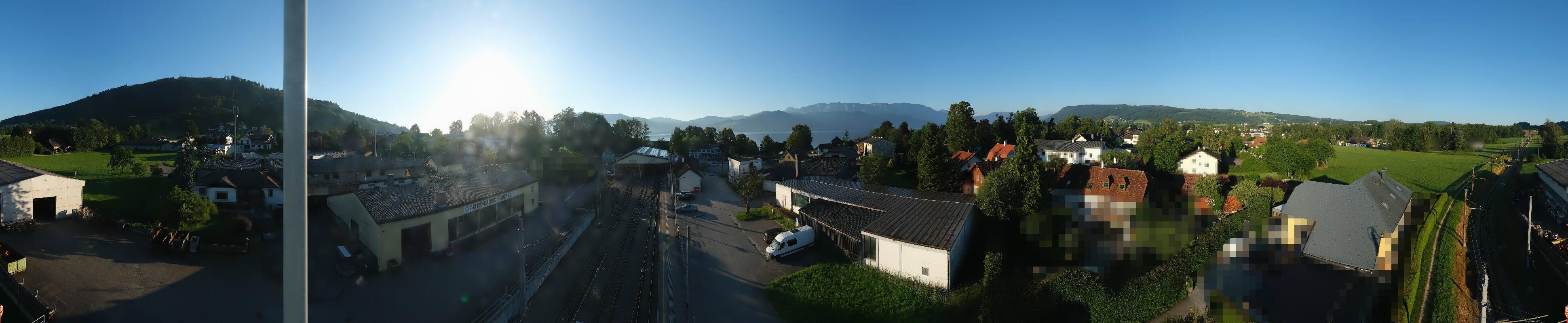 Archiv Foto Webcam Bahnhof am Attersee
