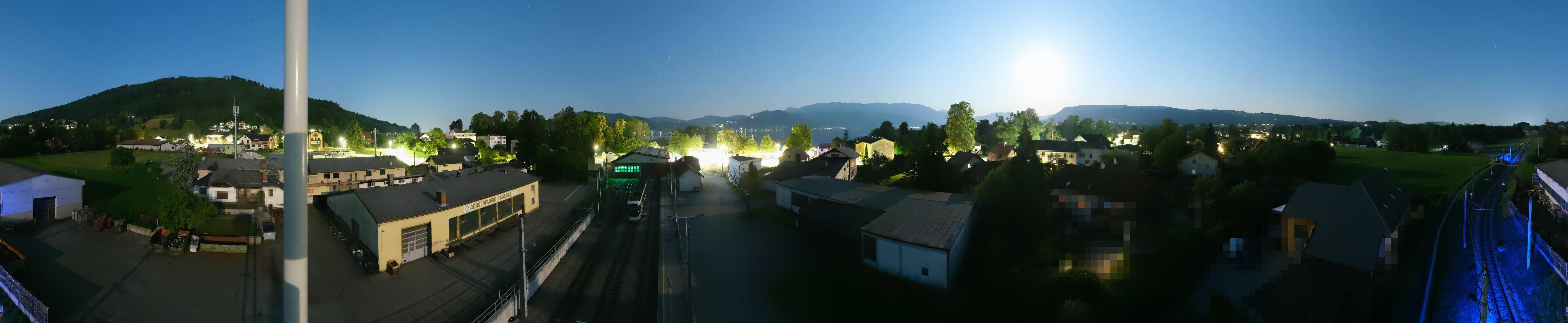 Archived image Webcam Train station at Attersee