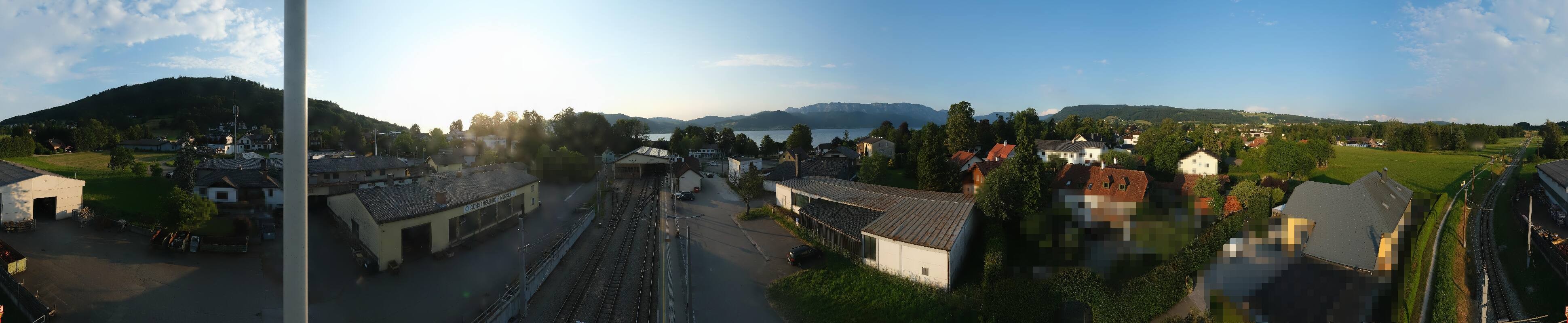 Archiv Foto Webcam Bahnhof am Attersee