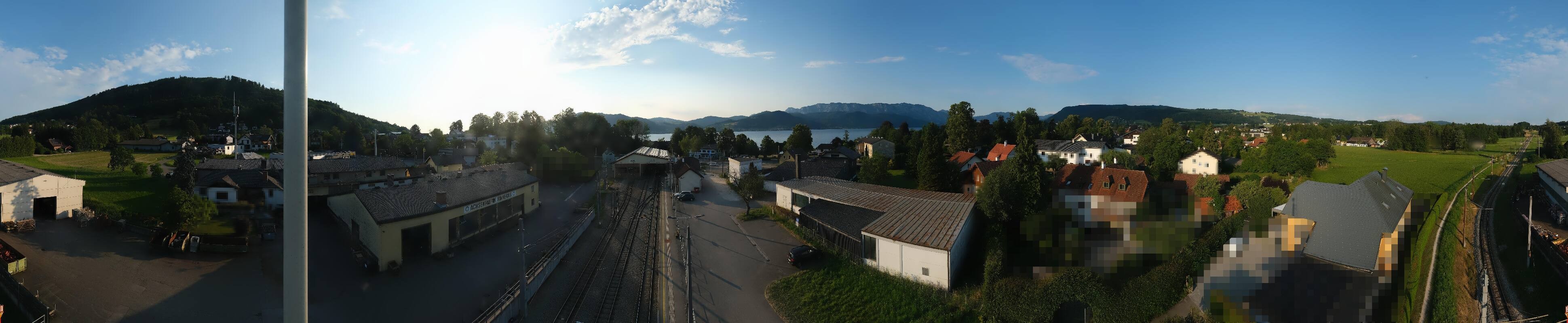 Archiv Foto Webcam Bahnhof am Attersee